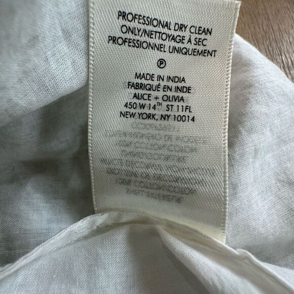 Alice + Olivia Off-The-Shoulder Mary Belted Mini Dress Puff Sleeve Size XL - Picture 12 of 16